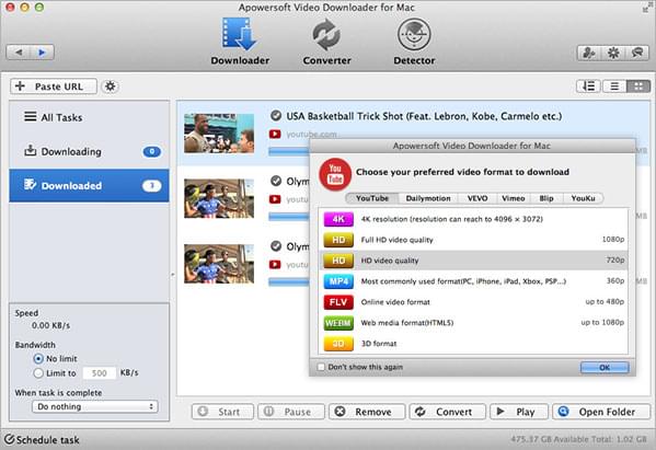 apowersoft video downloader for mac is it fre