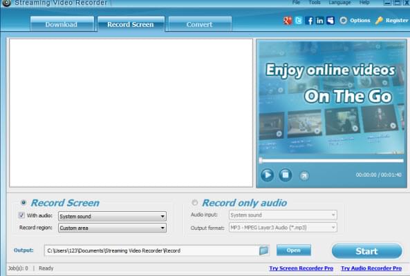 apowersoft streaming audio recorder portable