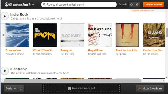 Grooveshark sito